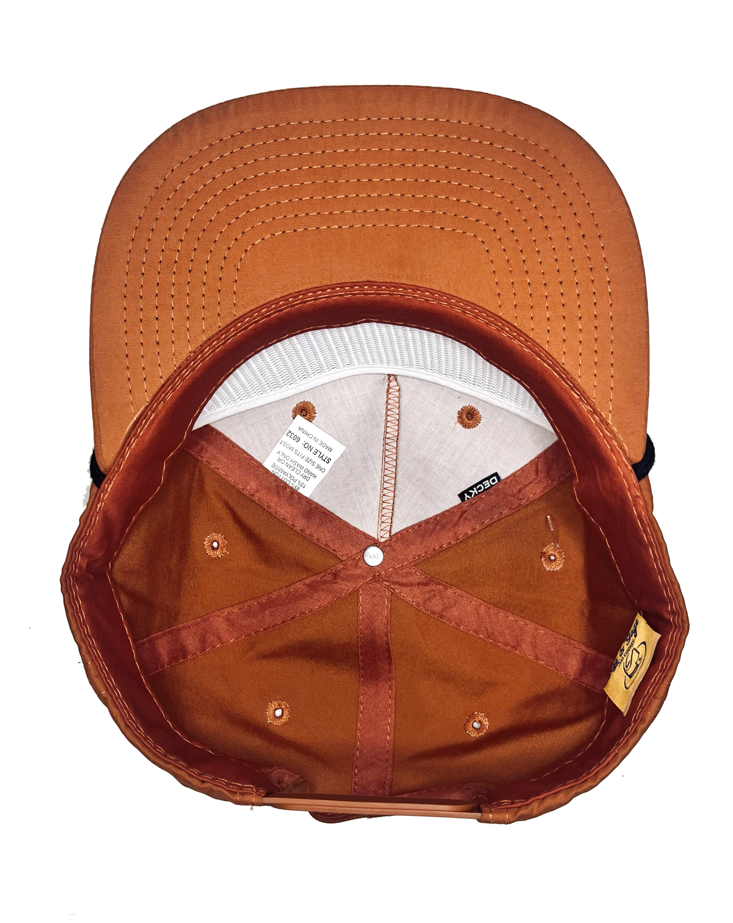 Burnt Orange Classic Rope Hat
