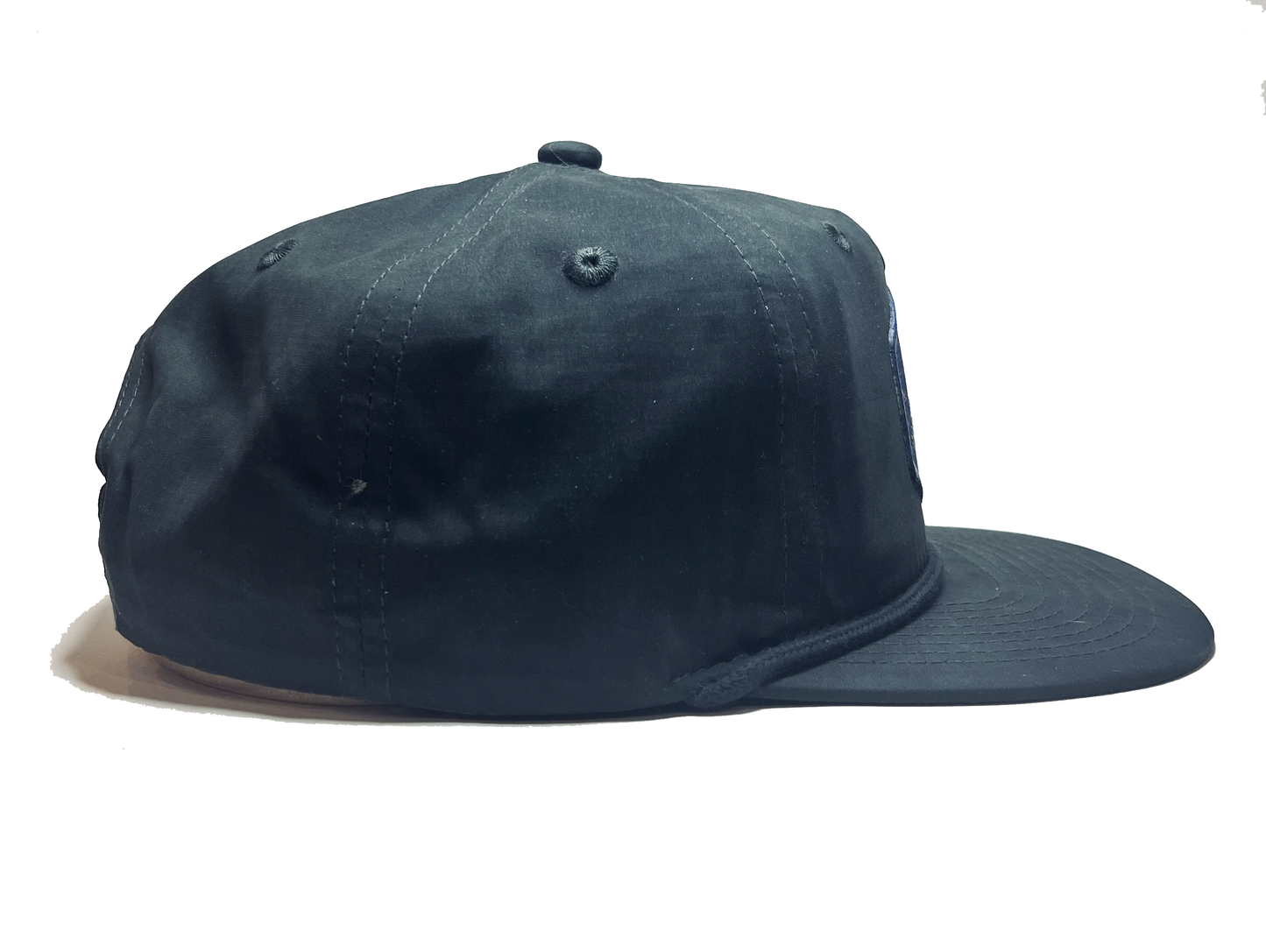 Black Classic Rope Hat