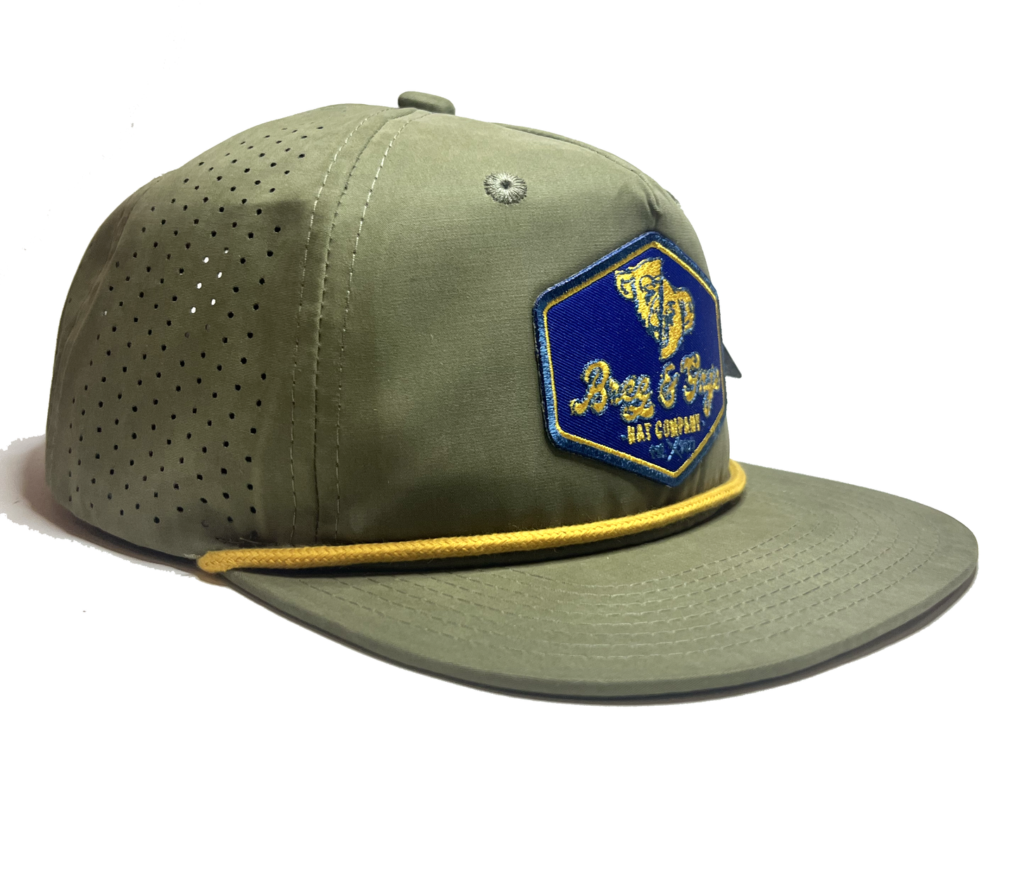 Army Green Perforated Rope Hat