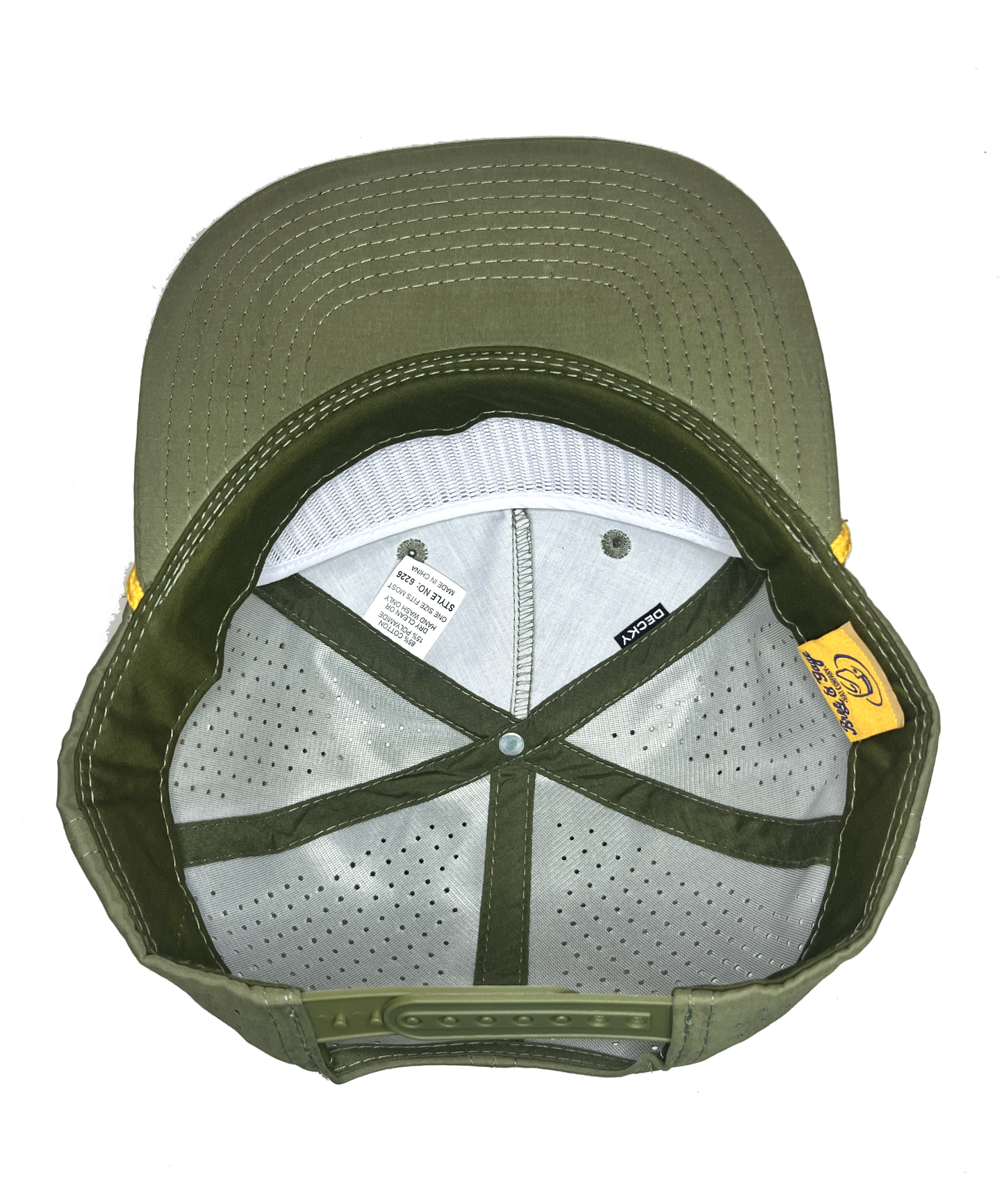 Army Green Perforated Rope Hat