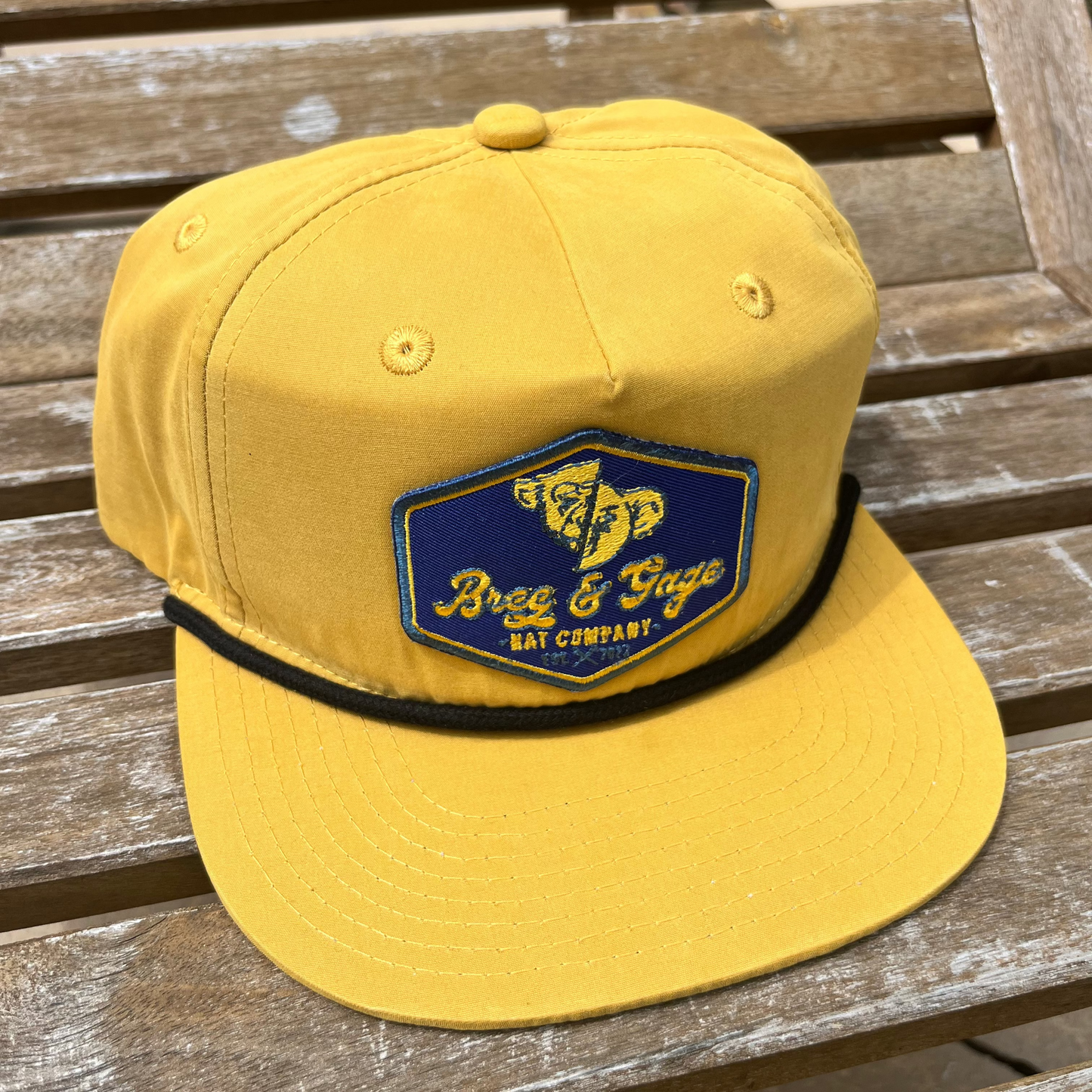 Mustard Classic Rope hat