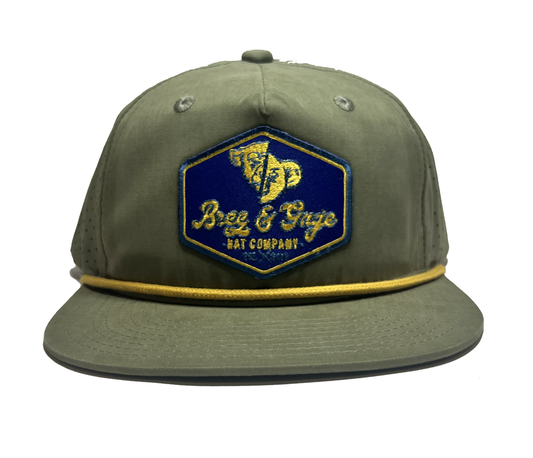 Army Green Perforated Rope Hat