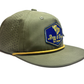Army Green Perforated Rope Hat