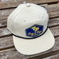 Biege Perforated Rope Hat