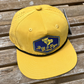Mustard Perforated Rope Hat