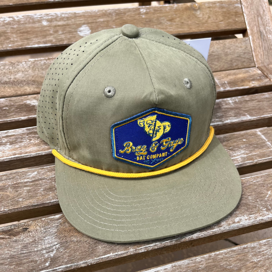 Army Green Perforated Rope Hat