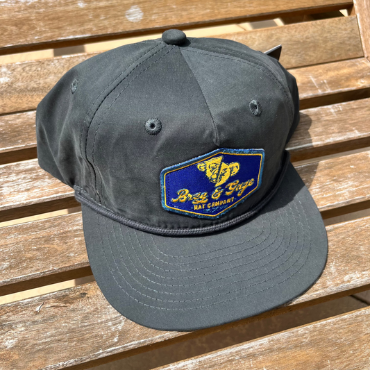 Black Classic Rope Hat